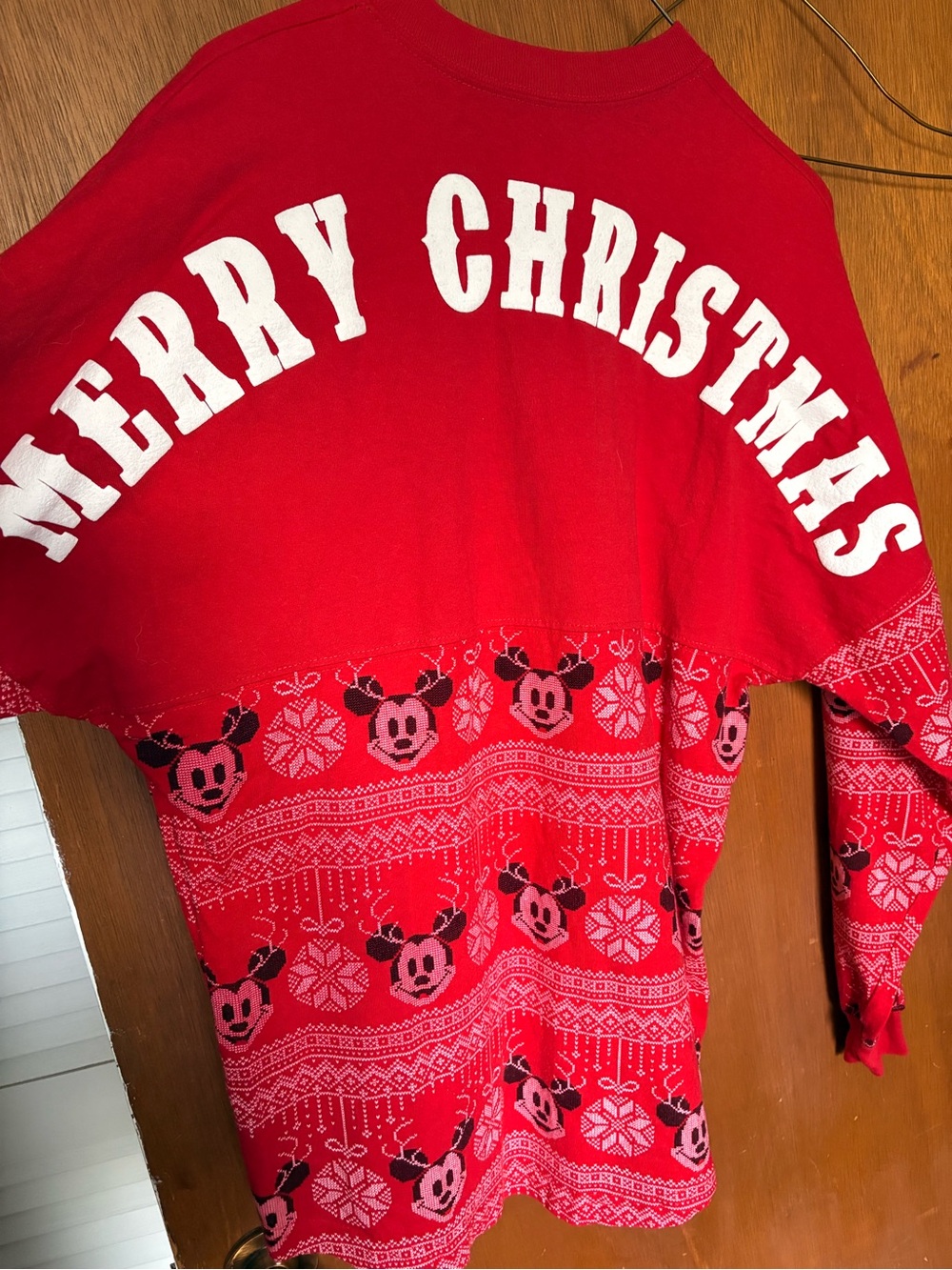 Disney adult spirit jersey small Christmas